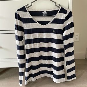 Lacoste Women’s long sleeve t-shirt in size38 US S